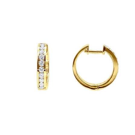 Gold earrings