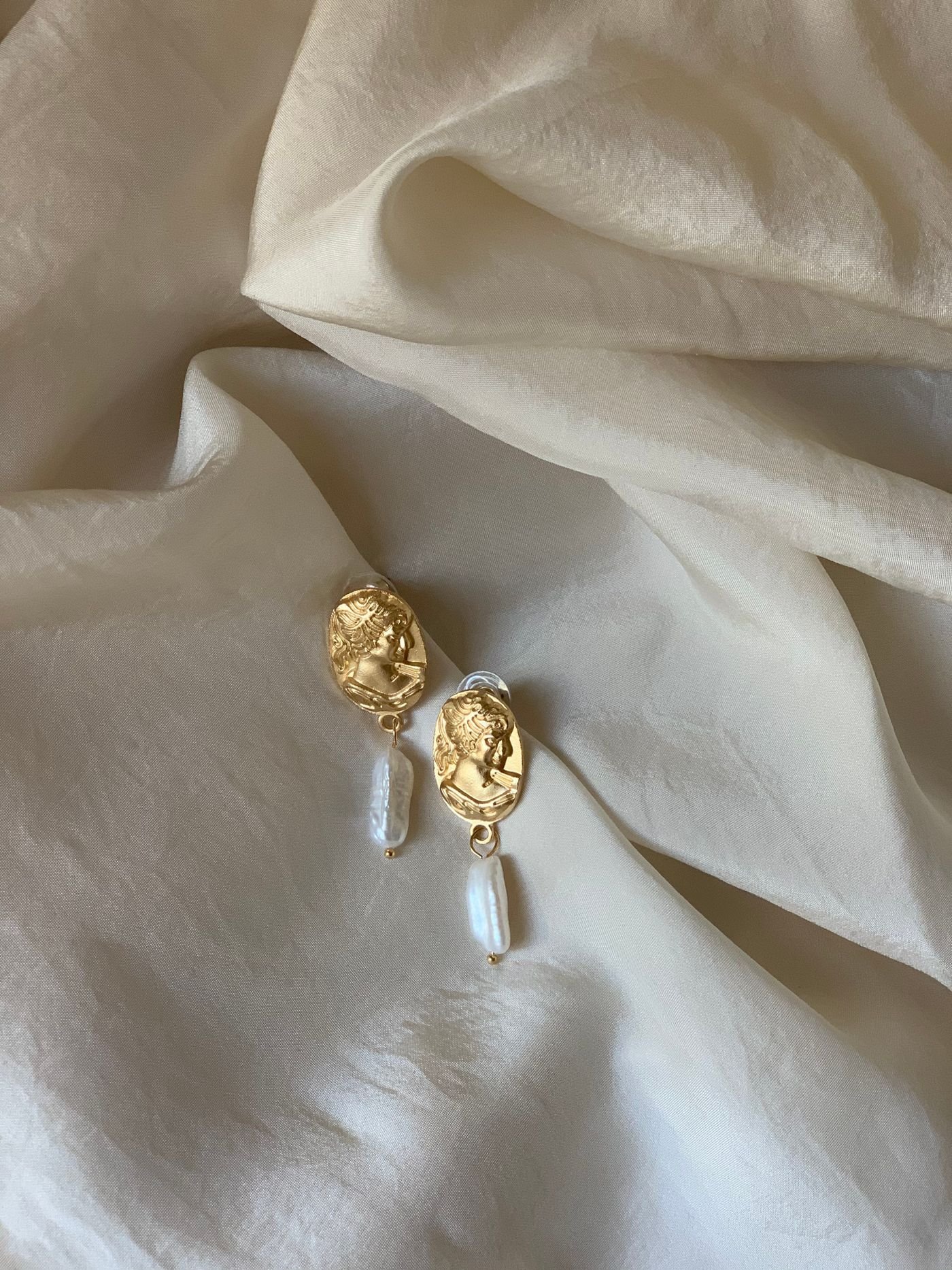 Square Diamond Studs, view 1