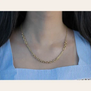 Women's Figaro Chains — hero view selected for JM Jewelry Miami