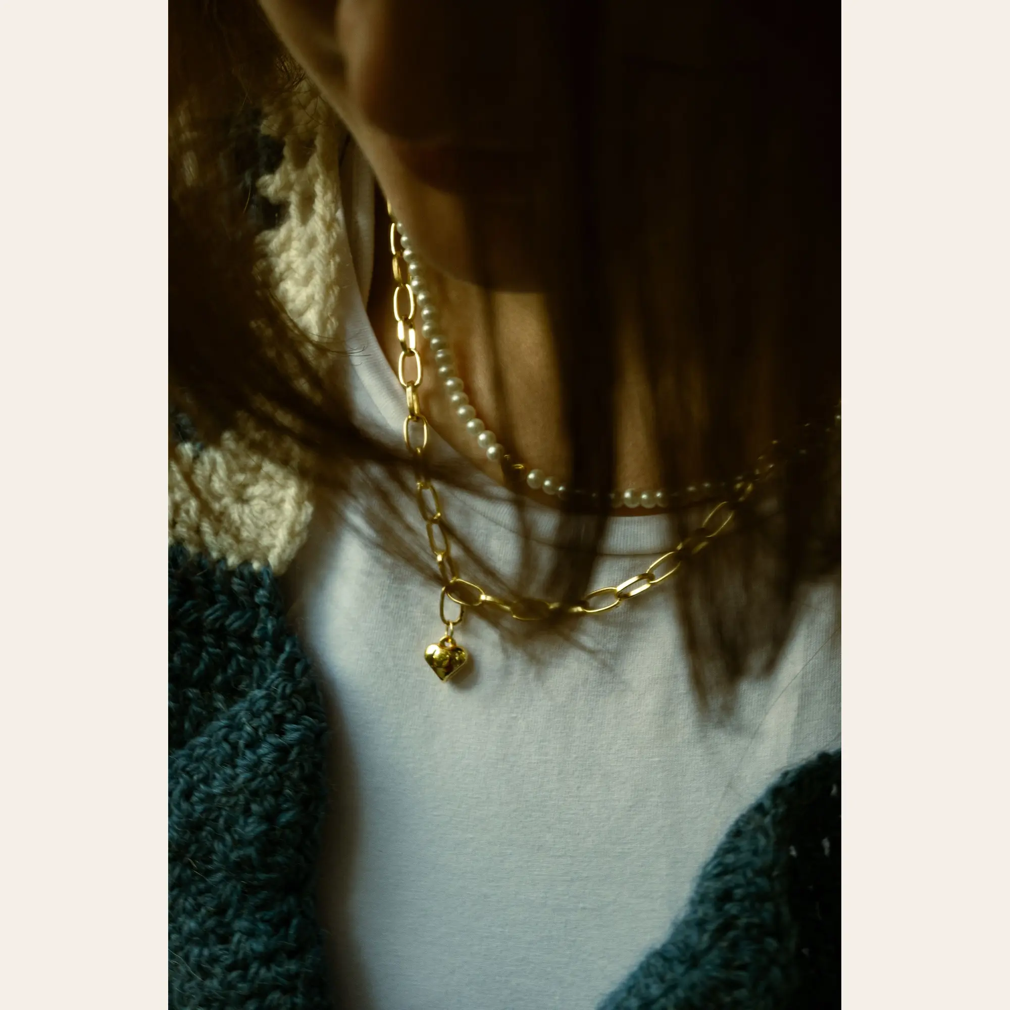 Women's Paperclip Chains — closeup view selected for JM Jewelry Miami